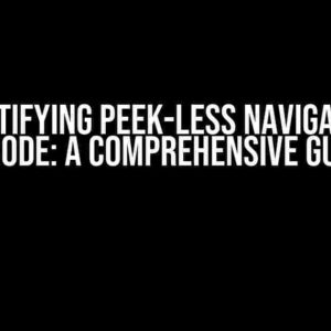 Demystifying Peek-less Navigation in VSCode: A Comprehensive Guide