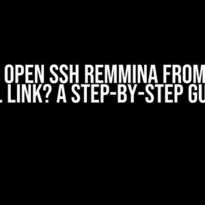 How to Open SSH Remmina from Zabbix URL Link? A Step-by-Step Guide