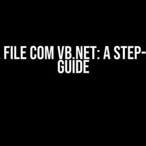 Ler XML File com VB.NET: A Step-by-Step Guide